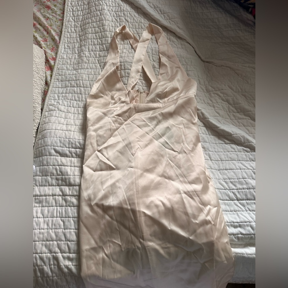 Women’s white fox lost my mind mini dress size medium